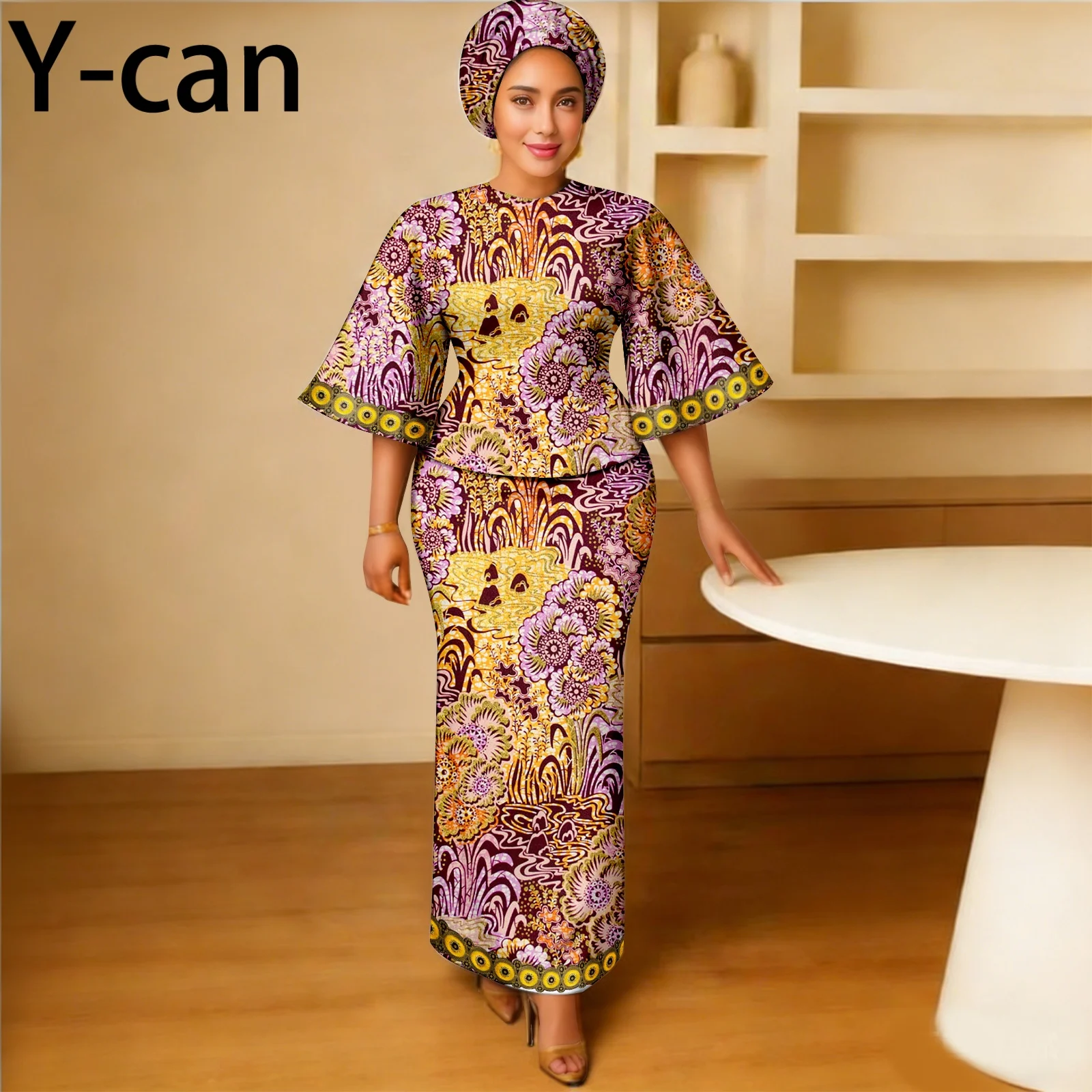 African Traditional Outfits for Women Luxury Top and Slim Fit Skirt Set Bazin Riche Attire for Party Wedding 2626011
African Traditional Outfits for Women Luxury Top and Slim Fit Skirt Set Bazin Riche Attire for Party Wedding 2626011