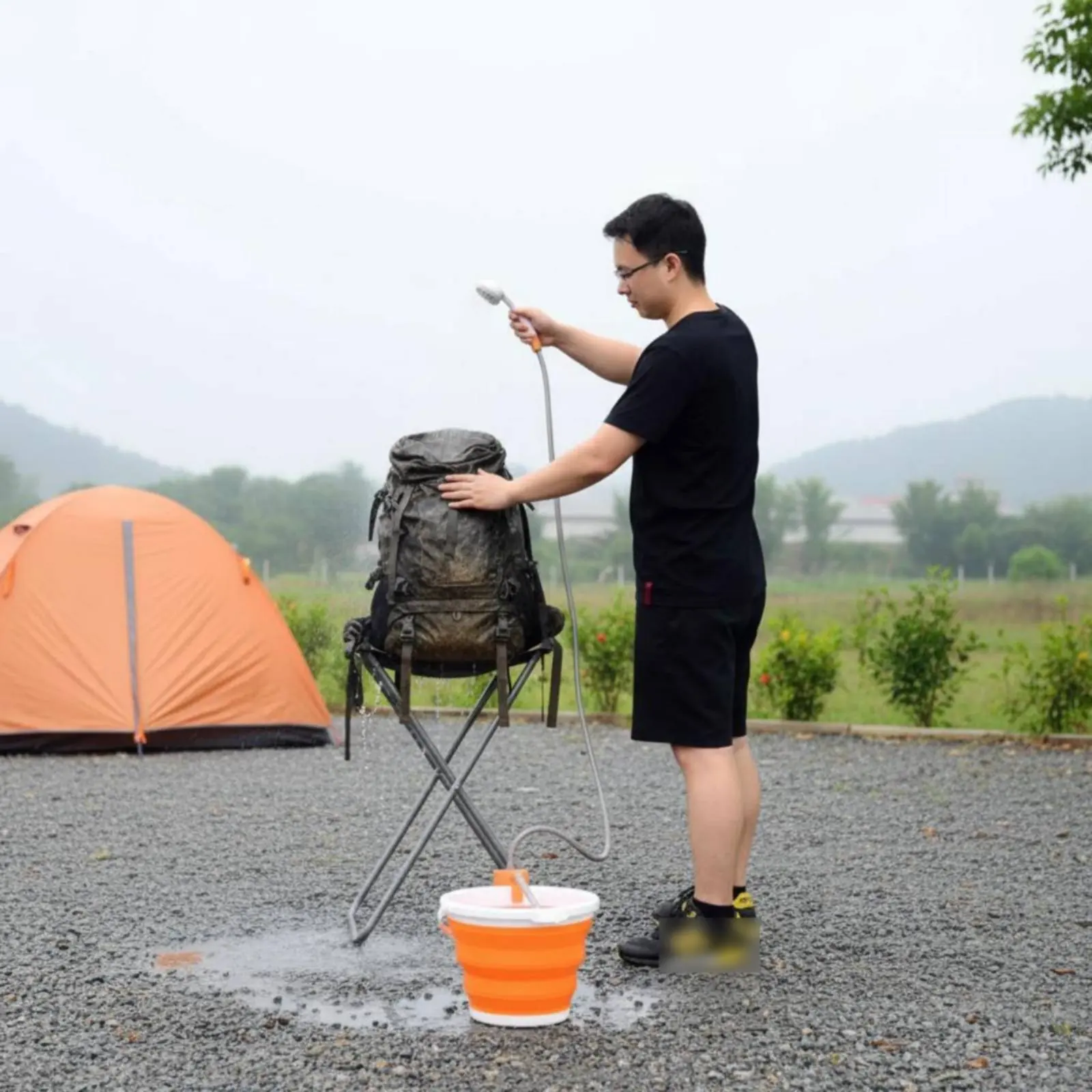 Portable Electric Shower Easy to Use Rechargeable Shower Pump Bathroom Gear Water Saving for Campers
Portable Electric Shower Easy to Use Rechargeable Shower Pump Bathroom Gear Water Saving for Campers