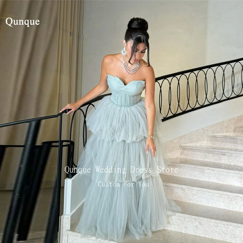 Qjall Sweetheart Тюлевые вечерние платья Ballkleider Многоуровневые многослойные платья Vestidos De Novia Robe Soirées Chic Новые платья по индивидуальному заказу
Qjall Sweetheart Тюлевые вечерние платья Ballkleider Многоуровневые многослойные платья Vestidos De Novia Robe Soirées Chic Новые платья по индивидуальному заказу