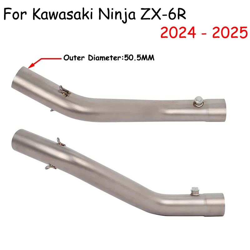 Выхлопная система Slip-On для мотоцикла Kawasaki ZX6R Ninja 2024-2025: соединительная труба из нержавеющей стали/титана и глушитель 51 мм
Выхлопная система Slip-On для мотоцикла Kawasaki ZX6R Ninja 2024-2025: соединительная труба из нержавеющей стали/титана и глушитель 51 мм