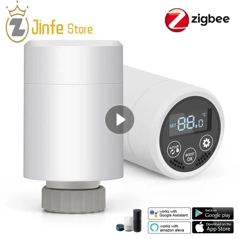1-5PCS Tuya ZigBee Thermostat Radiator Actuator Smart TRV Thermostatic Valve Temperature Controller Support Alexa Google Home
1-5PCS Tuya ZigBee Thermostat Radiator Actuator Smart TRV Thermostatic Valve Temperature Controller Support Alexa Google Home