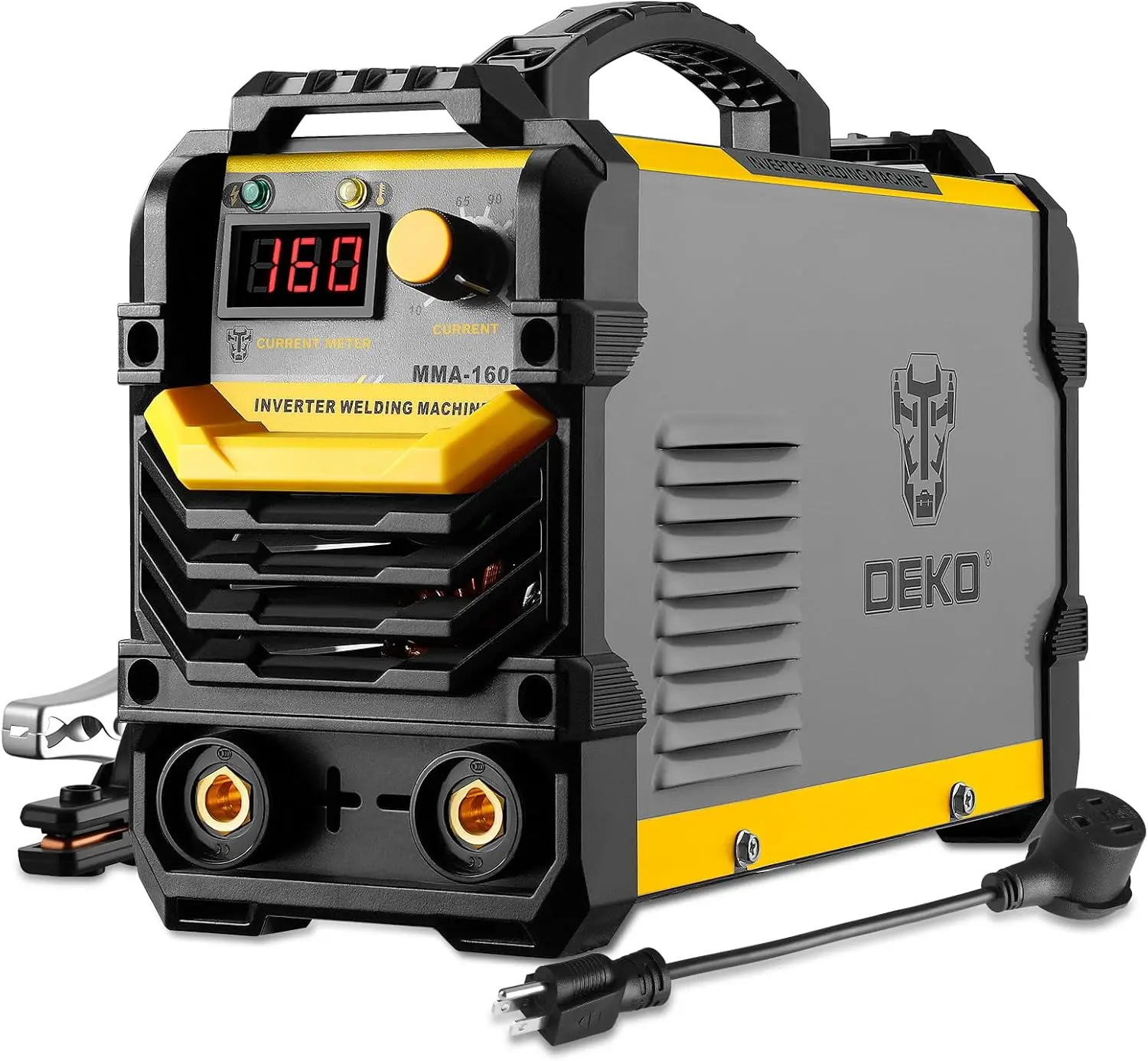 160A ARC Welder IGBT Digital Display LCD Hot Start with Electrode Holder and Work Clamp for Mild Steel Stainless Steel Cast Iron
160A ARC Welder IGBT Digital Display LCD Hot Start with Electrode Holder and Work Clamp for Mild Steel Stainless Steel Cast Iron