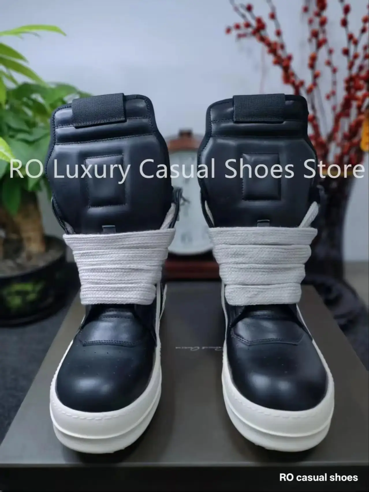 Brand Men Shoes Hip Hop Style Classic Design Men Sneakers Wide Shoelaces Men's Casual Shoes Thick Sole Women Leather Sports Shoe
Brand Men Shoes Hip Hop Style Classic Design Men Sneakers Wide Shoelaces Men's Casual Shoes Thick Sole Women Leather Sports Shoe