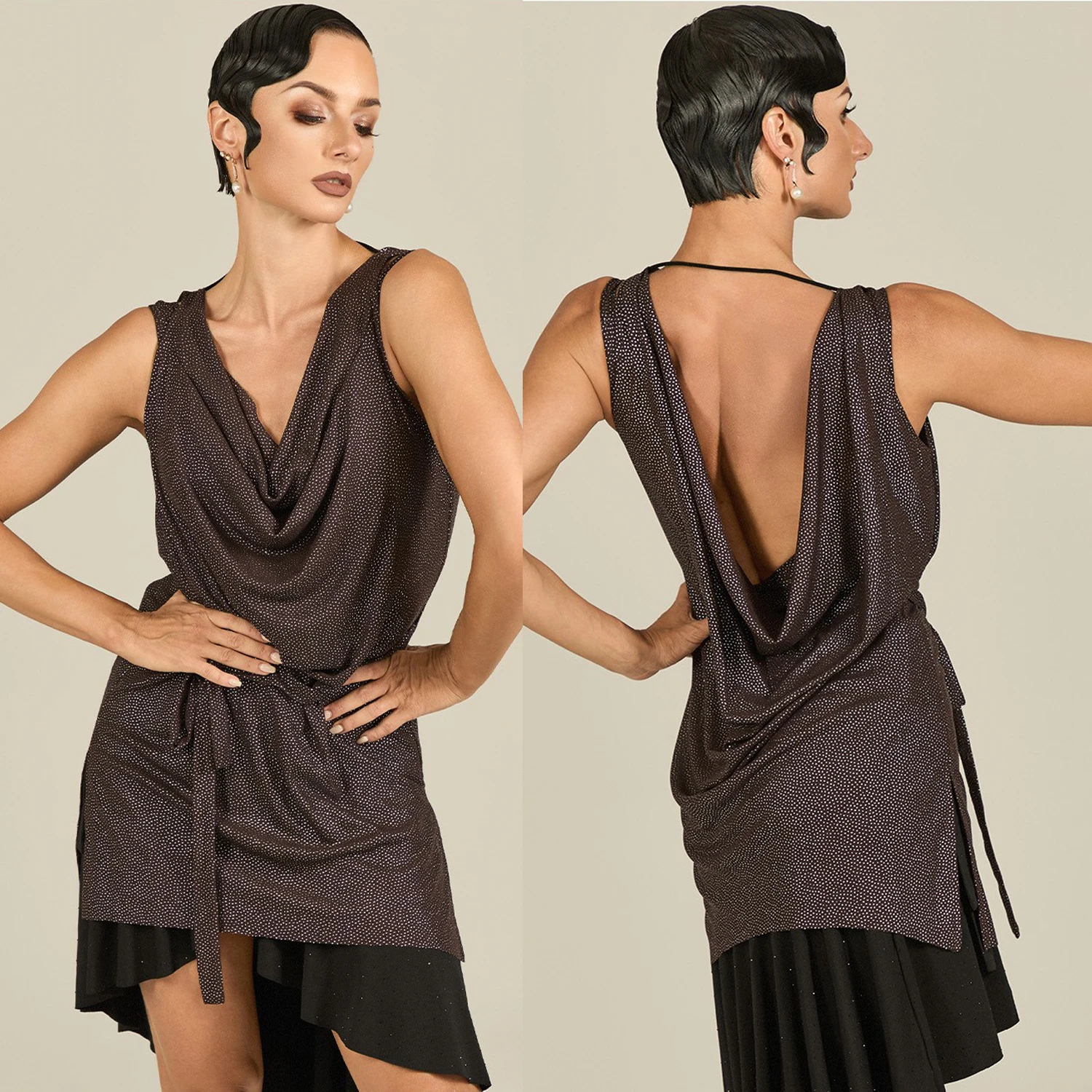 Свободная одежда для латинских танцев для взрослых, женские топы без рукавов с откидным воротником, румба, ча-ча, танцевальная одежда для практики, танцевальная одежда DNV25906
Свободная одежда для латинских танцев для взрослых, женские топы без рукавов с откидным воротником, румба, ча-ча, танцевальная одежда для практики, танцевальная одежда DNV25906