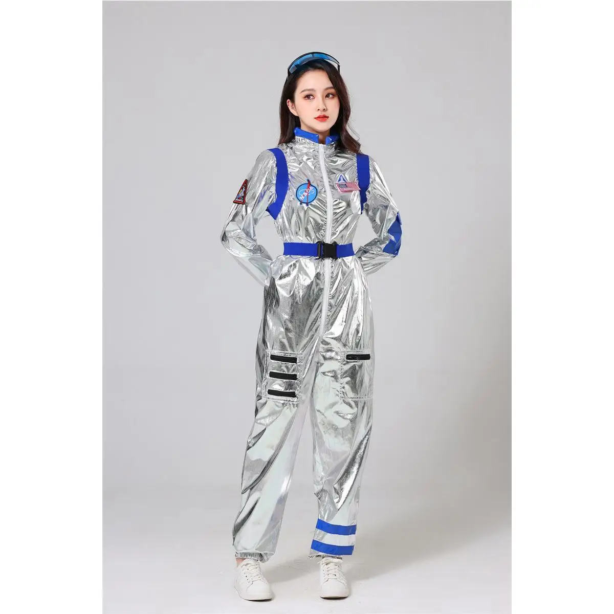Женский космический костюм космонавта, костюм космического пилота, наряд на Хэллоуин, земляной роутер, астронавтикальный инженер, космический путешественник
Женский космический костюм космонавта, костюм космического пилота, наряд на Хэллоуин, земляной роутер, астронавтикальный инженер, космический путешественник