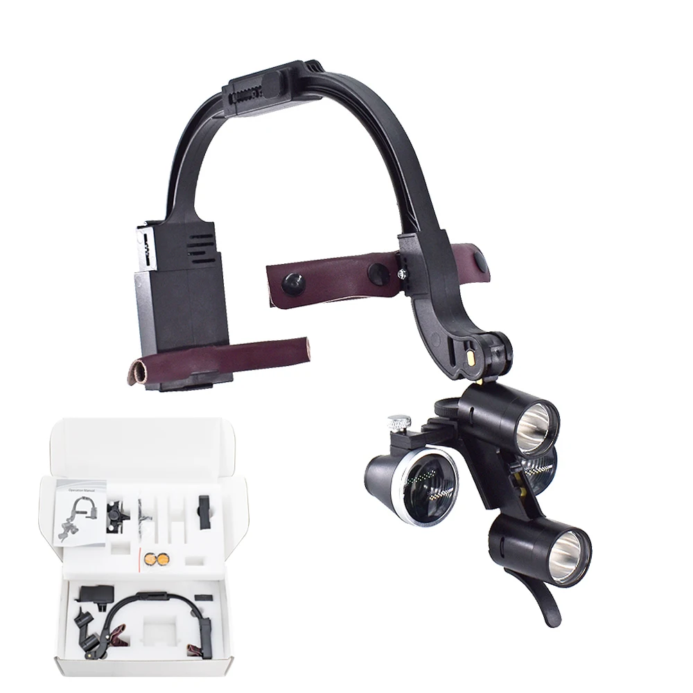 Dental LED Head Light Lamp 2.5X 3.5X Dentisit Surgical Headlight Magnification Binocular Loupes For Lab Equipment
Dental LED Head Light Lamp 2.5X 3.5X Dentisit Surgical Headlight Magnification Binocular Loupes For Lab Equipment