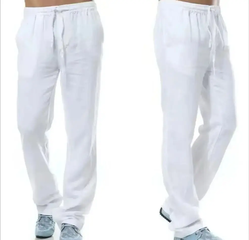 2026 New Men's Cotton Linen Pants Male Autumn New Breathable Solid Color Linen Trousers Fitness Streetwear Back With Pocket
2026 New Men's Cotton Linen Pants Male Autumn New Breathable Solid Color Linen Trousers Fitness Streetwear Back With Pocket