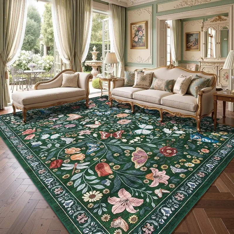 Artist Creative Floral Pattern Carpet for Living Room Non-slip Machine Washable Floor Mat Luxury Bedroom Bedside Rug Ковер Tapis
Artist Creative Floral Pattern Carpet for Living Room Non-slip Machine Washable Floor Mat Luxury Bedroom Bedside Rug Ковер Tapis