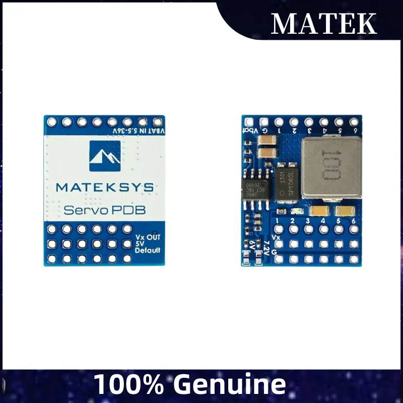MATEK SERVO PDB с модулем питания напряжения BEC 5,5-36 В до 5–8,2 В BEC 5 В/6 В/7,2 В/8,2 В, плата распределения сервопривода для FPV RC Drone
MATEK SERVO PDB с модулем питания напряжения BEC 5,5-36 В до 5–8,2 В BEC 5 В/6 В/7,2 В/8,2 В, плата распределения сервопривода для FPV RC Drone