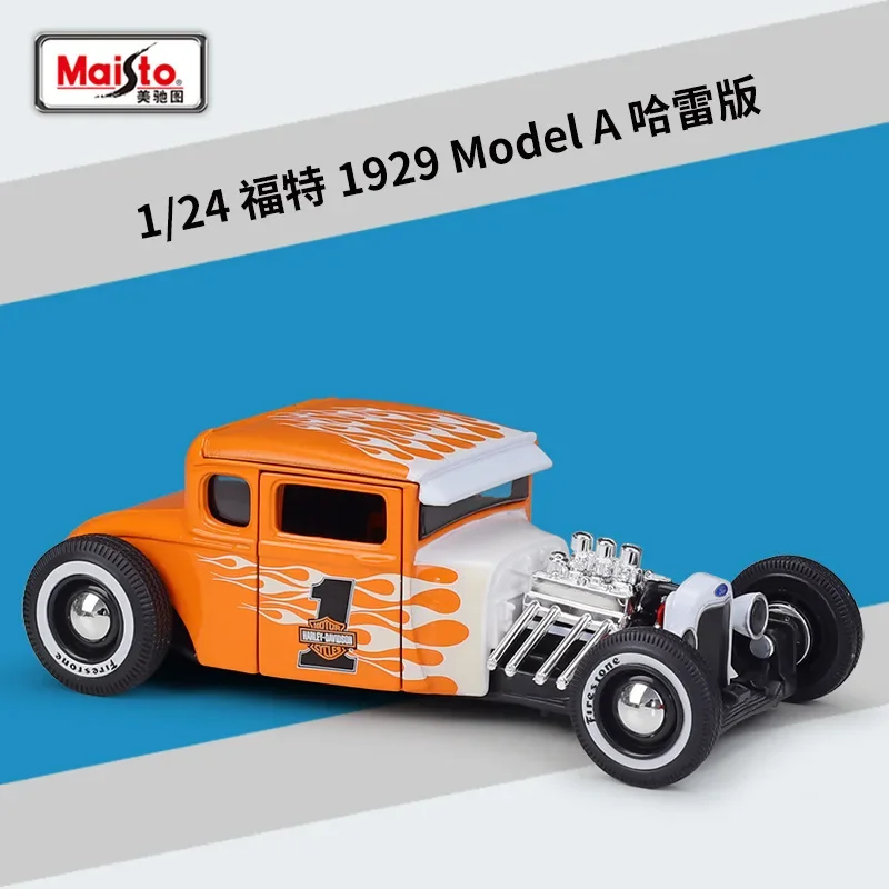 Коллекционная модель автомобиля Maisto 1:24 Масштаб #32175 1929 Ford Модель A Harley Edition эмуляция из сплава коллекционная игрушка подарок дисплей
Коллекционная модель автомобиля Maisto 1:24 Масштаб #32175 1929 Ford Модель A Harley Edition эмуляция из сплава коллекционная игрушка подарок дисплей
