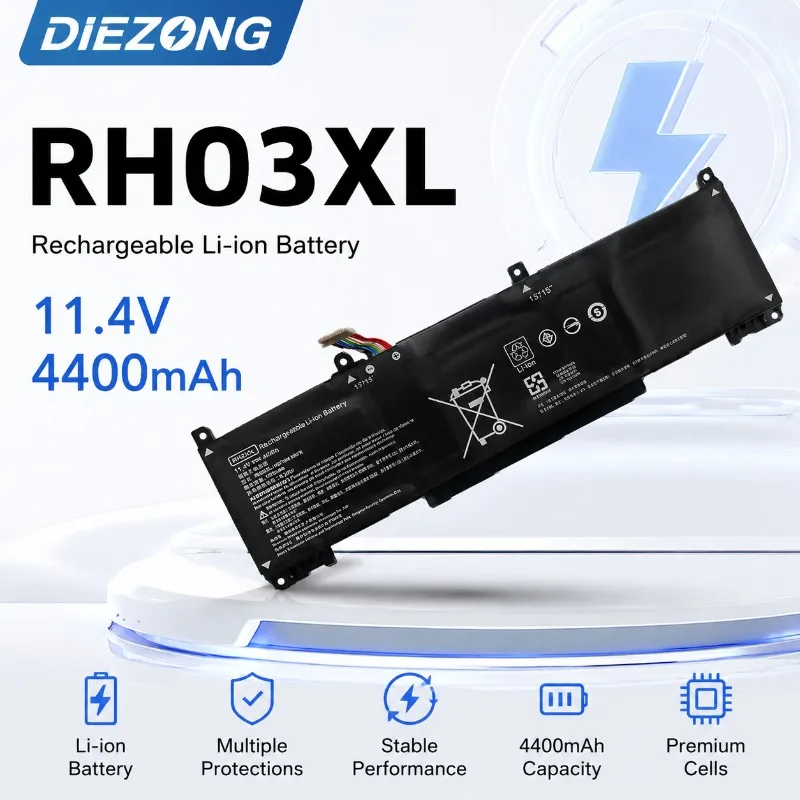 11.4V 4400mAh Laptop Battery Replacement for HP RH03XL | Compatible with Zhan 66 Pro A 14 G4 / G5 Series High-Performance
11.4V 4400mAh Laptop Battery Replacement for HP RH03XL | Compatible with Zhan 66 Pro A 14 G4 / G5 Series High-Performance