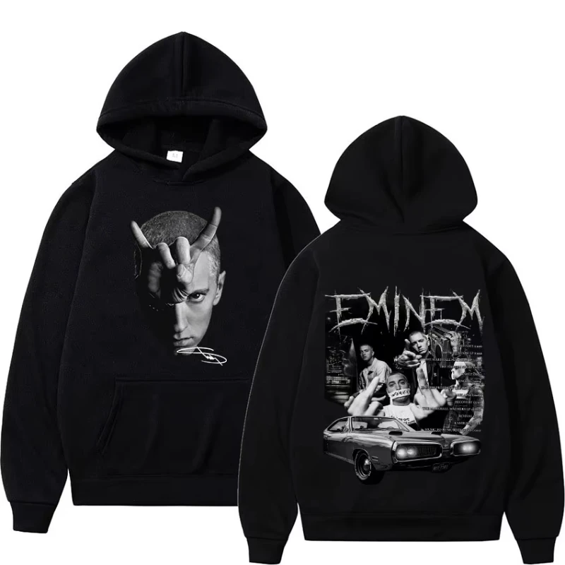 Rapper Eminem Slim Shady Hoody Men's Hip Hop Vintage Pullover Sweatshirt Unisex Fashion Fleece Oversized Hoodie Loose Streetwear
Rapper Eminem Slim Shady Hoody Men's Hip Hop Vintage Pullover Sweatshirt Unisex Fashion Fleece Oversized Hoodie Loose Streetwear