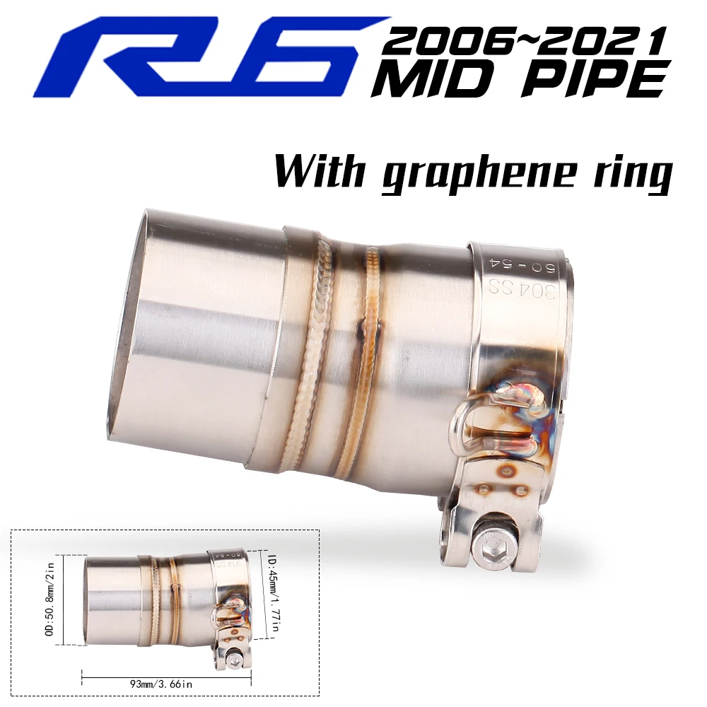 For YAMAHA YZF-R6 R6 1998-2005 2006-2021 Motorcycle Muffler Front Header Pipe Motorcycle Exhaust Link Middle Pipe Full System
For YAMAHA YZF-R6 R6 1998-2005 2006-2021 Motorcycle Muffler Front Header Pipe Motorcycle Exhaust Link Middle Pipe Full System