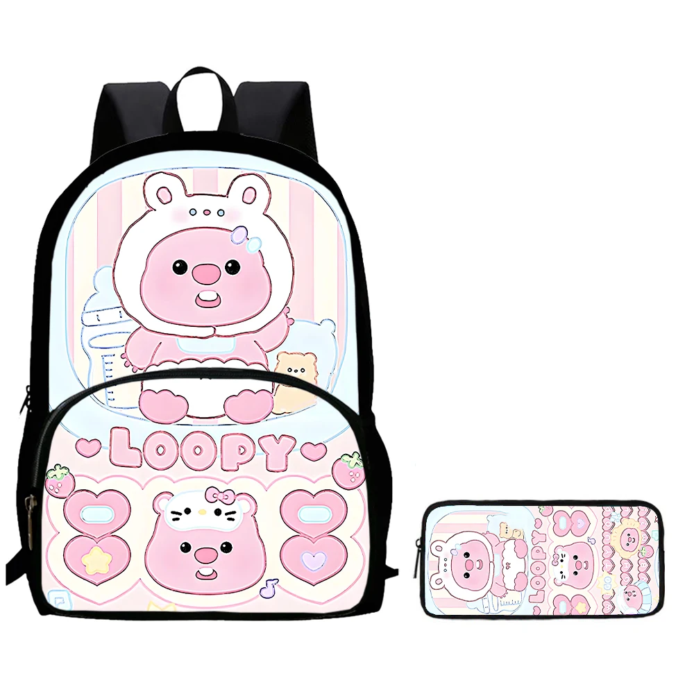 2Pcs Set School Backpack with Front Pocket,Cartoon Loopy School Bags for Girls Boys,Large Child Backpack for Aged 5-10
2Pcs Set School Backpack with Front Pocket,Cartoon Loopy School Bags for Girls Boys,Large Child Backpack for Aged 5-10