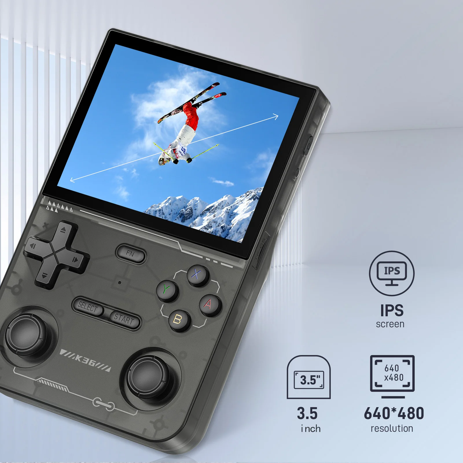 K36 Retro Handheld Game Console Open Source 3.5 Inch IPS Screen 16000+ Games Emulator for PS1/PSP/DC/N64/SS 3500mAh Battery
K36 Retro Handheld Game Console Open Source 3.5 Inch IPS Screen 16000+ Games Emulator for PS1/PSP/DC/N64/SS 3500mAh Battery