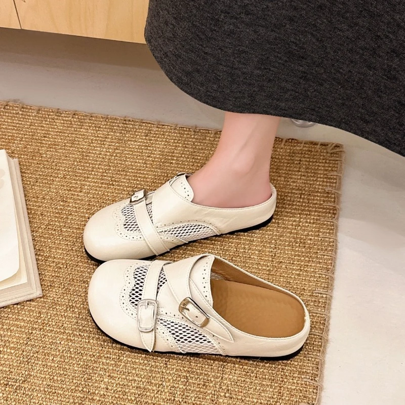 Retro Baotou Half-tooled Shoes for Women in Summer 2026 New Thick and Height-increasing Versatile Slip-on Sandals
Retro Baotou Half-tooled Shoes for Women in Summer 2026 New Thick and Height-increasing Versatile Slip-on Sandals