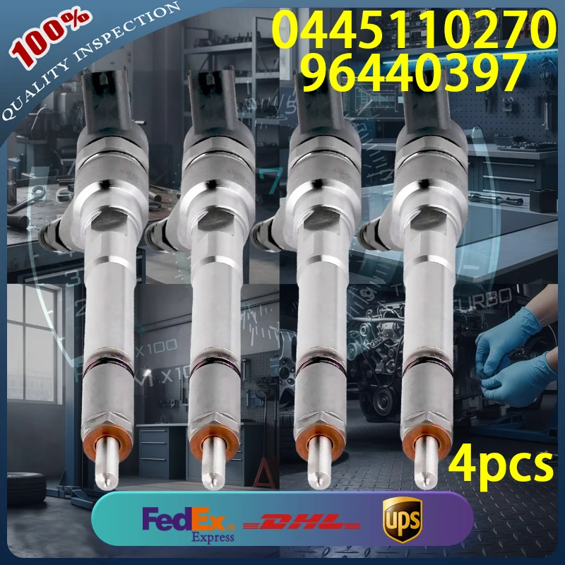 0445110270 High Quality Common Rail Diesel Injector 96440397 for DAEWOO OPEL VAUXHALL Diesel Engine 4pcs
0445110270 High Quality Common Rail Diesel Injector 96440397 for DAEWOO OPEL VAUXHALL Diesel Engine 4pcs