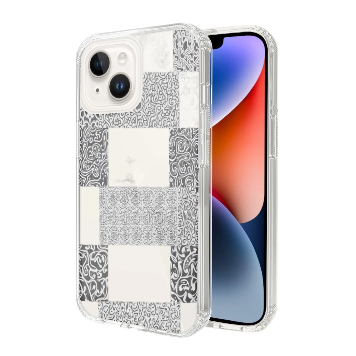 Patchwork Pattern Phone Case For Iphone17 16 15 14 13 12 11 Pro Max 12 13 Mini Xs Xr X 8 7 Plus, Shock Absorption And Scratch Resistance, Transparent Tpu Case | Elegant Gift For Her
Patchwork Pattern Phone Case For Iphone17 16 15 14 13 12 11 Pro Max 12 13 Mini Xs Xr X 8 7 Plus, Shock Absorption And Scratch Resistance, Transparent Tpu Case | Elegant Gift For Her