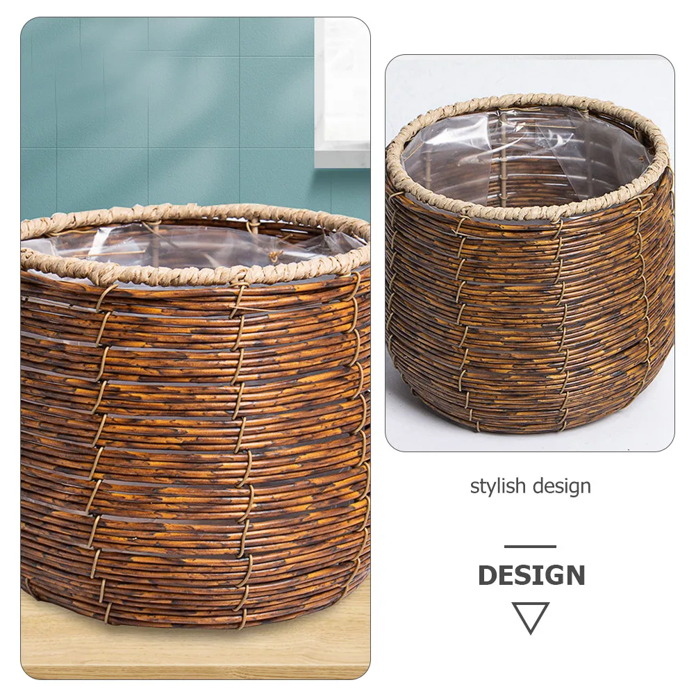 1pc Rattan Storage Basket Woven Bread Fruit Baskets Countertop Container Plant Holder Kitchen Food Serving Desktop Organizer
1pc Rattan Storage Basket Woven Bread Fruit Baskets Countertop Container Plant Holder Kitchen Food Serving Desktop Organizer
