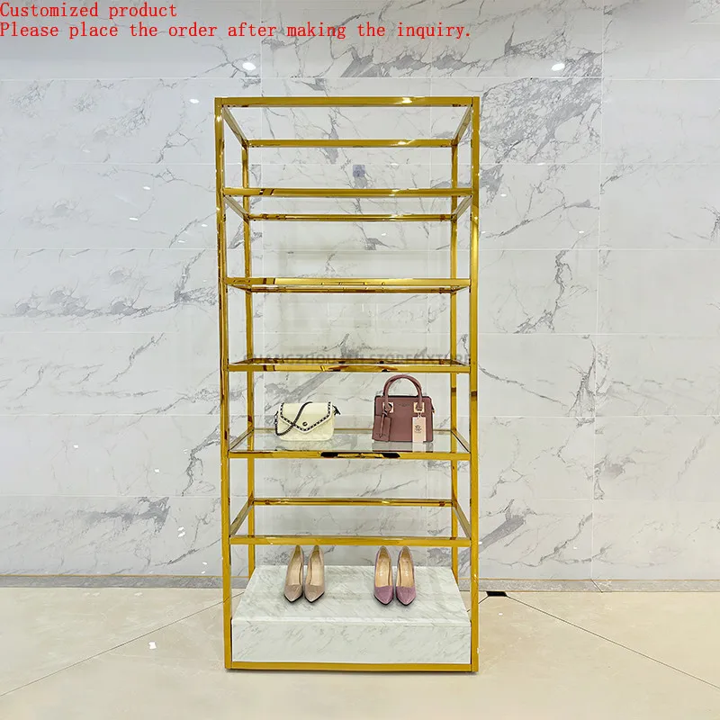 Commercial Clothing Store Shoe Display Rack Free Standing Shoe Organizer Stand Retail Boutique Handbag Marble Display Shelf
Commercial Clothing Store Shoe Display Rack Free Standing Shoe Organizer Stand Retail Boutique Handbag Marble Display Shelf