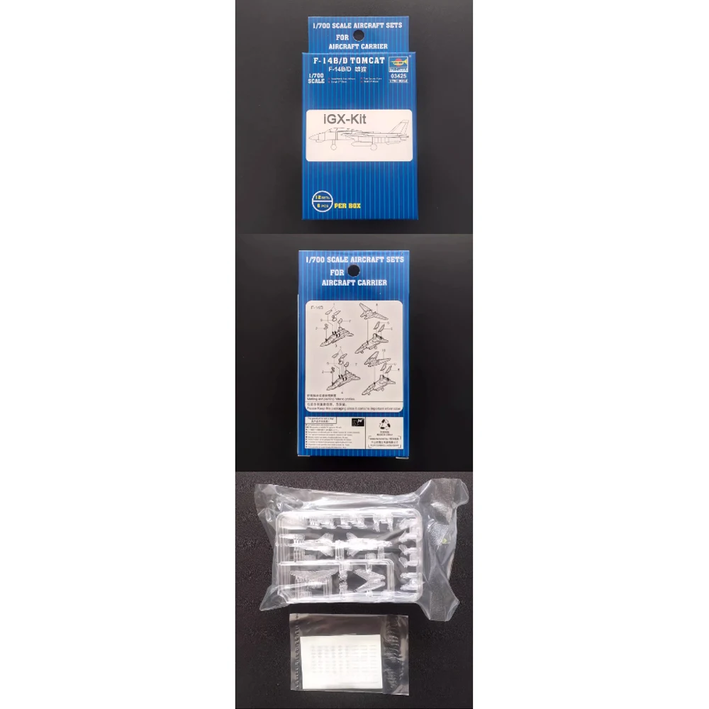 Trumpeter 03425 1/700 Scale US F14 F-14B/D Tomcat Fighter Aircraft Plane Military Plastic Assembly Model Building Kit
Trumpeter 03425 1/700 Scale US F14 F-14B/D Tomcat Fighter Aircraft Plane Military Plastic Assembly Model Building Kit