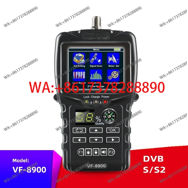 FindSAT VF8900 Satellite Finder Spectrum Analyzer
FindSAT VF8900 Satellite Finder Spectrum Analyzer