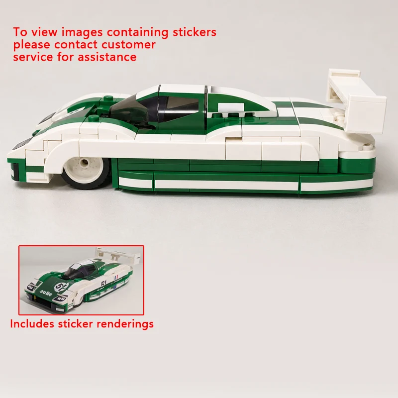Speed Racing Car Model MOC Building Bricks P88 WEC IMSA Le Mans Modular Technology Children Holiday Gifts Assemble Toys Suit
Speed Racing Car Model MOC Building Bricks P88 WEC IMSA Le Mans Modular Technology Children Holiday Gifts Assemble Toys Suit