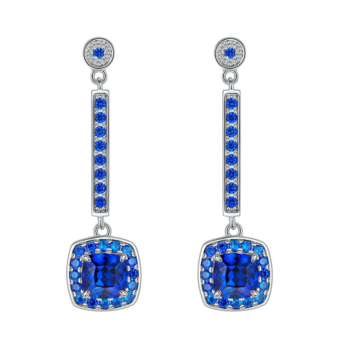 ZHUANGYEE Synthetic (lab Created) 2.0CT Cushion Cut Sapphire Iced Out 925 Sterling Silver Stud Earrings Drop Luxury Wedding Gift
ZHUANGYEE Synthetic (lab Created) 2.0CT Cushion Cut Sapphire Iced Out 925 Sterling Silver Stud Earrings Drop Luxury Wedding Gift