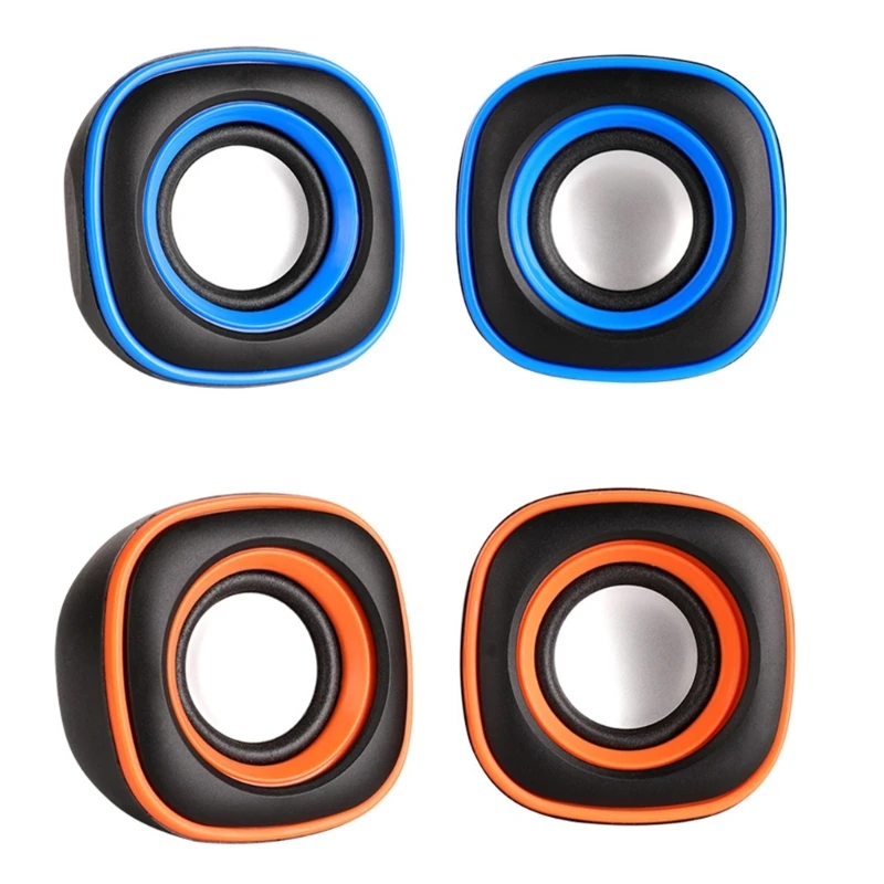 1 Pair D-015 USB Speaker Set External Speaker Mini Loudspeaker for Desktop and Laptops Devices, Clean RMS 3W2 Output
1 Pair D-015 USB Speaker Set External Speaker Mini Loudspeaker for Desktop and Laptops Devices, Clean RMS 3W2 Output
