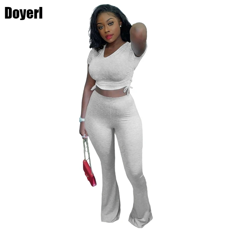 Crop Top Women Set Suits Ruched Drawstring Two Piece Set Summer Matching Sets Club Outfits Casual 2 Pc Set for Women Sweat Suits
Crop Top Women Set Suits Ruched Drawstring Two Piece Set Summer Matching Sets Club Outfits Casual 2 Pc Set for Women Sweat Suits