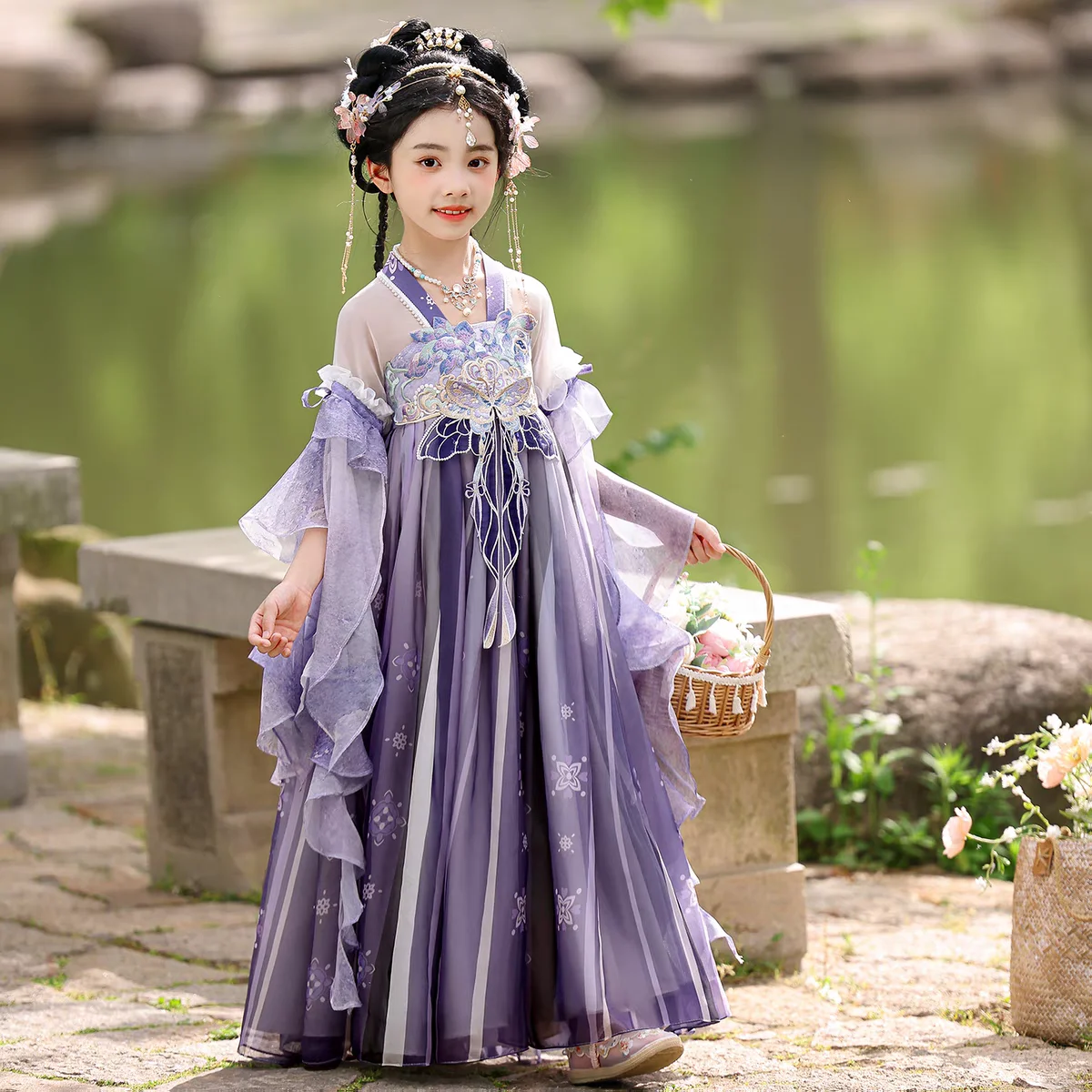 Girls Hanfu Chinese Style Super Immortal Skirt 2026 New Children's Antique Dress Little Girl Antique Dress
Girls Hanfu Chinese Style Super Immortal Skirt 2026 New Children's Antique Dress Little Girl Antique Dress