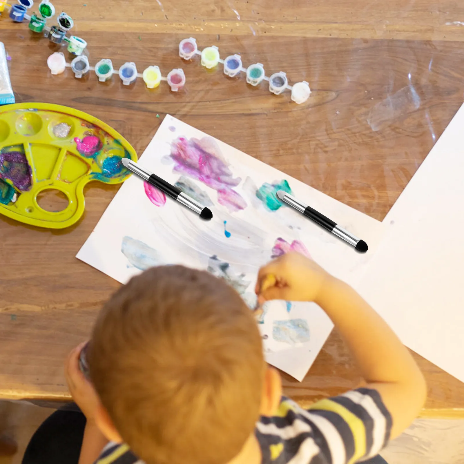 4Pcs Double Headed Sketch Wiper Blenders Paper Stumps for Blending Shading Smudge Erase Charcoal Pencil Drawing Tools Artists
4Pcs Double Headed Sketch Wiper Blenders Paper Stumps for Blending Shading Smudge Erase Charcoal Pencil Drawing Tools Artists