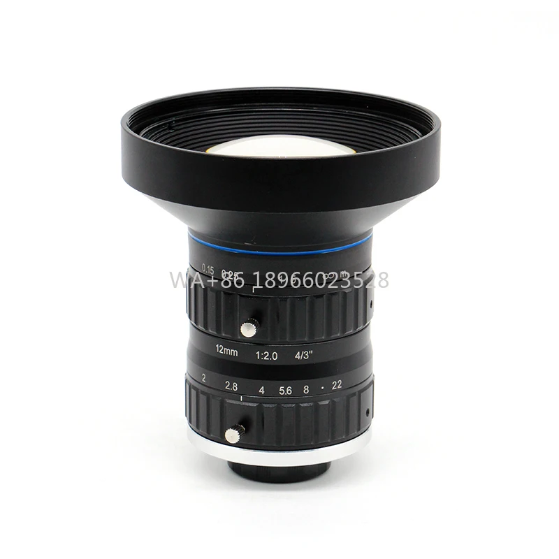 Объектив с креплением C 4/3 дюйма, 12 мм, объектив машинного зрения с фиксированным фокусным расстоянием, 12 МП, объектив 4K с низким искажением для промышленных камер безопасности SL-0392 
Объектив с креплением C 4/3 дюйма, 12 мм, объектив машинного зрения с фиксированным фокусным расстоянием, 12 МП, объектив 4K с низким искажением для промышленных камер безопасности SL-0392
