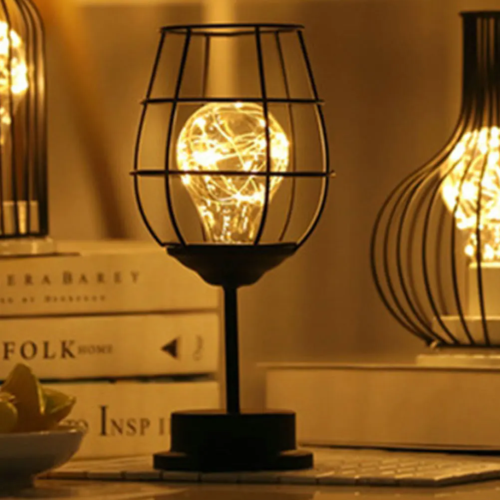 Glass Night Light Hollow Design LED Iron Decor Powered Gifts Small Night Lamp Table Lamp
Glass Night Light Hollow Design LED Iron Decor Powered Gifts Small Night Lamp Table Lamp