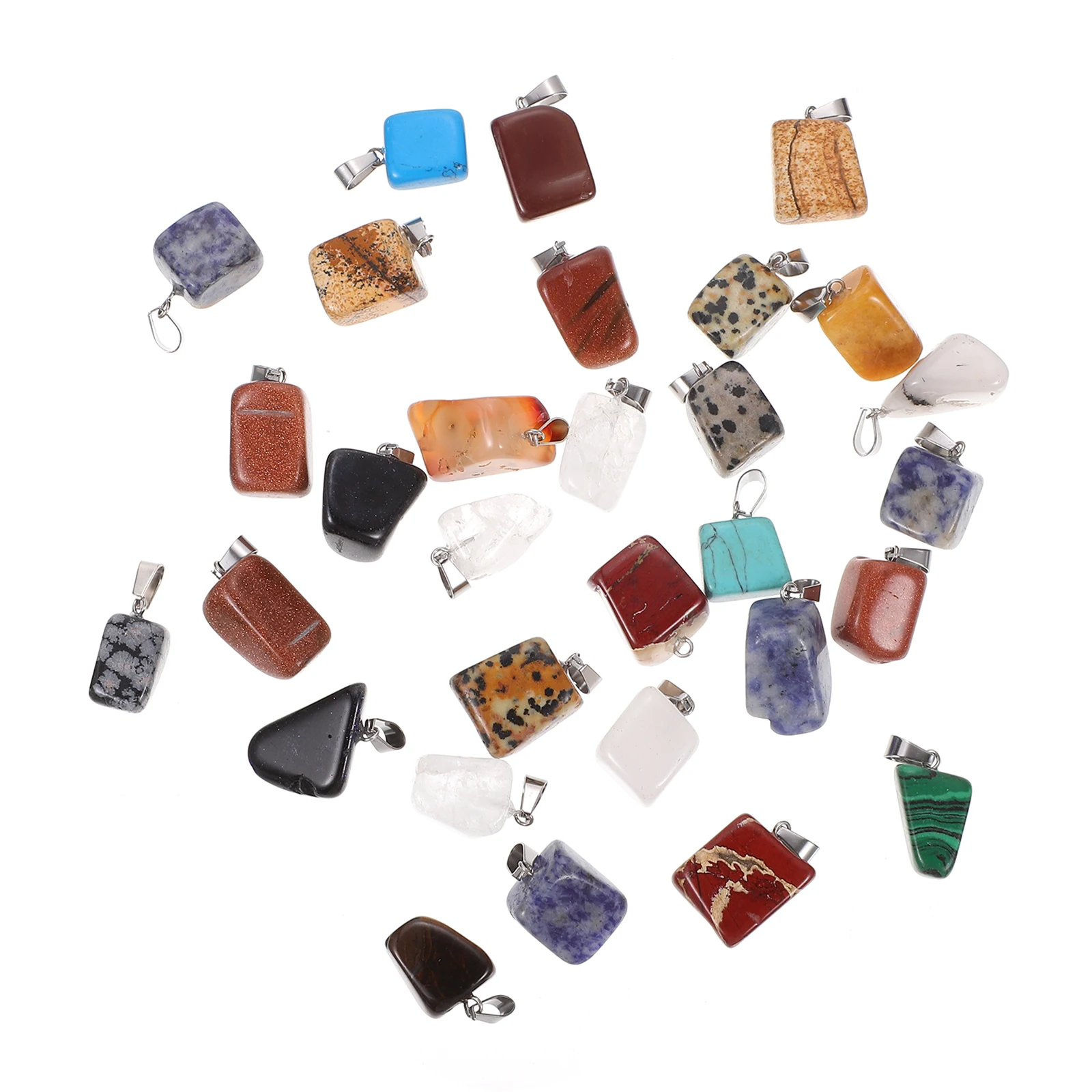 30 PCS Natural Stone Ornament Pendant Charms for Jewellery Making Gemstone Pendants Jewelry
30 PCS Natural Stone Ornament Pendant Charms for Jewellery Making Gemstone Pendants Jewelry