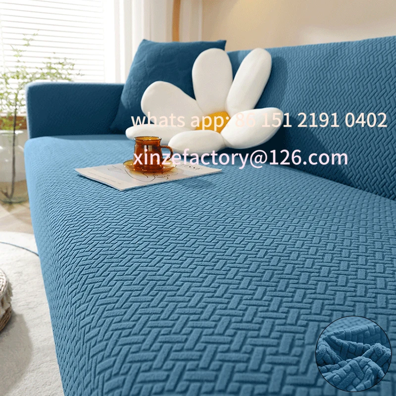 Customizable Jacquard Elastic Sofa Covers Geometric ArmChair Knitted Sofa Couch Slipcovers Chair Protector
Customizable Jacquard Elastic Sofa Covers Geometric ArmChair Knitted Sofa Couch Slipcovers Chair Protector