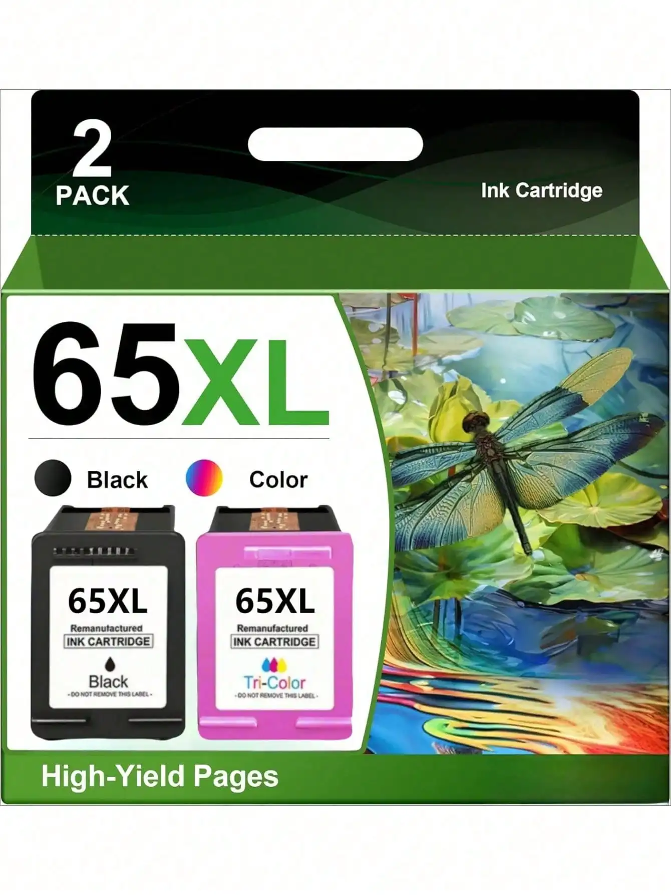 65xl Ink Cartridge Black/Color Combination Package 65xL High-Yield Alternative Printer Ink Cartridge
65xl Ink Cartridge Black/Color Combination Package 65xL High-Yield Alternative Printer Ink Cartridge