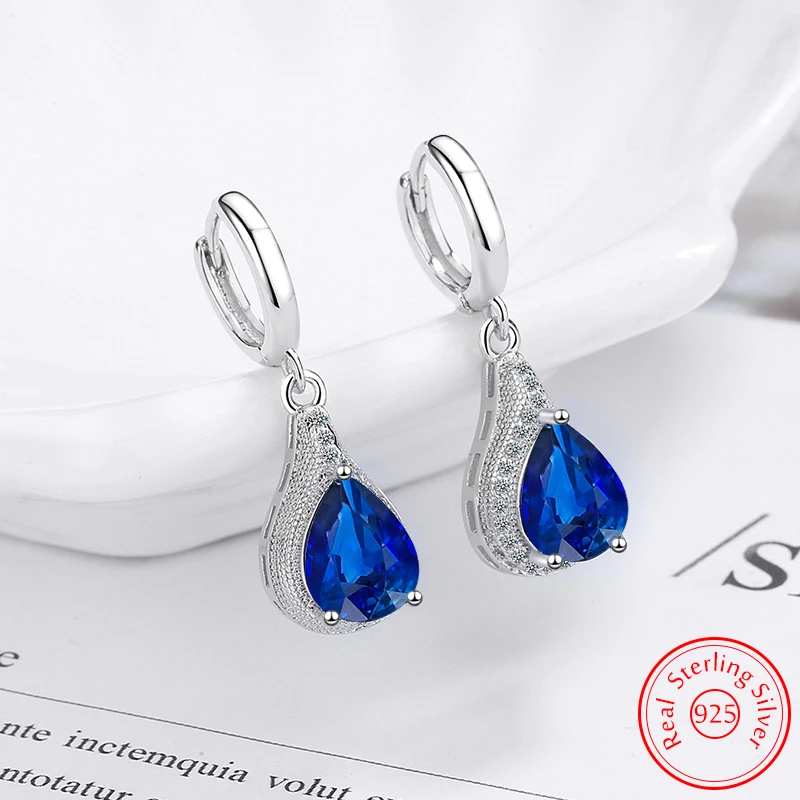 Pure 925 Sterling Silver Woman Quality Jewelry New Original Crystal Drop Earrings Fashion FQL25028
Pure 925 Sterling Silver Woman Quality Jewelry New Original Crystal Drop Earrings Fashion FQL25028