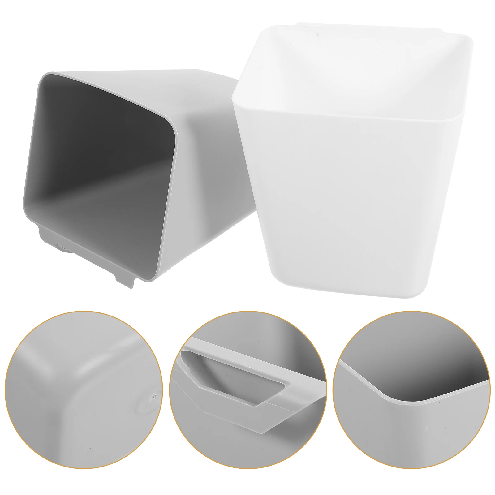 2pcs Storage Baskets Hanging Bins Household Containers White Grey PP Material Compact Size Rolling Cart Accessories Shopping
2pcs Storage Baskets Hanging Bins Household Containers White Grey PP Material Compact Size Rolling Cart Accessories Shopping