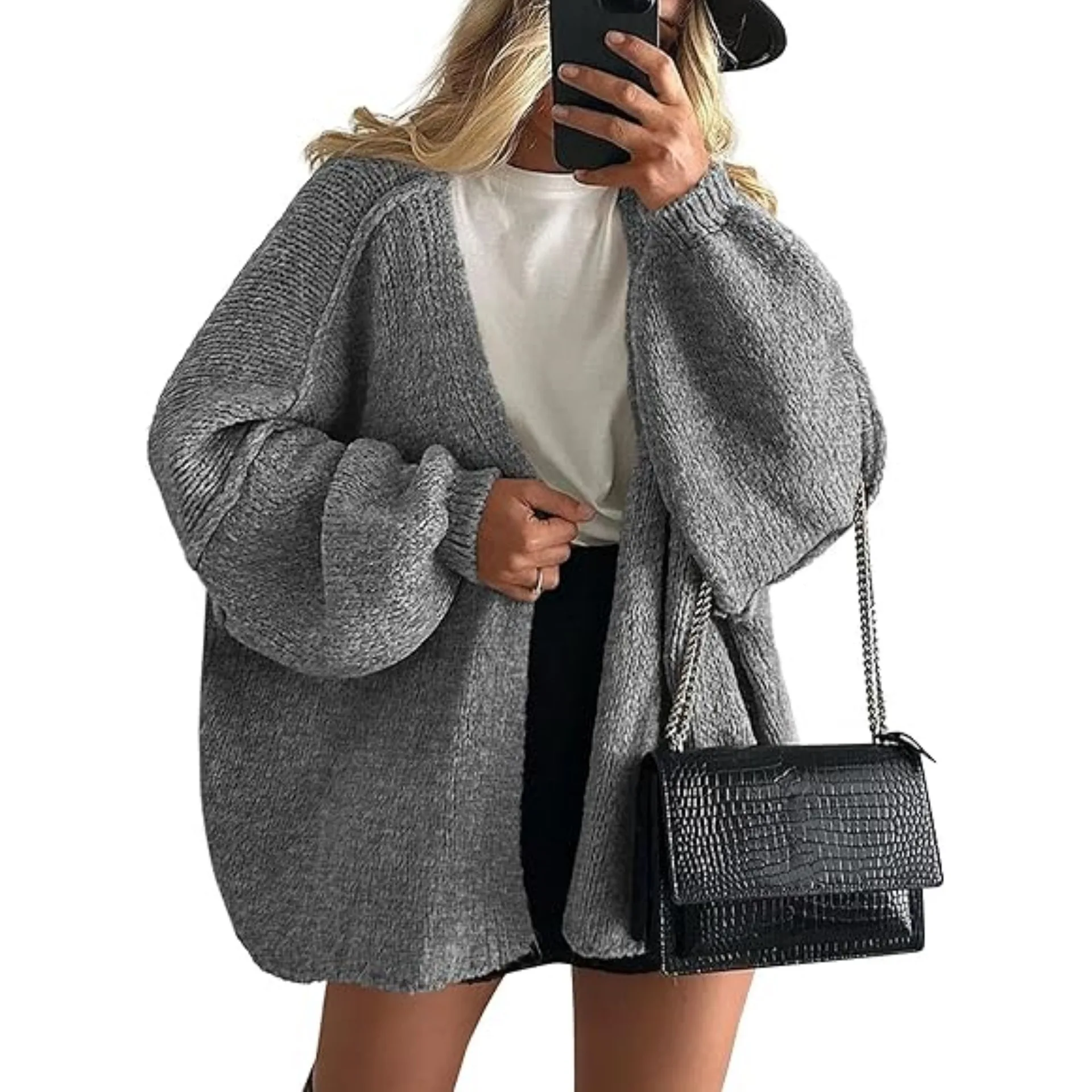 2025 Autumn Winter New Casual Commuter Cardigan Sweater Fashionable Simple Style Solid Color Long-sleeved Loose Sweater Jacket
2025 Autumn Winter New Casual Commuter Cardigan Sweater Fashionable Simple Style Solid Color Long-sleeved Loose Sweater Jacket