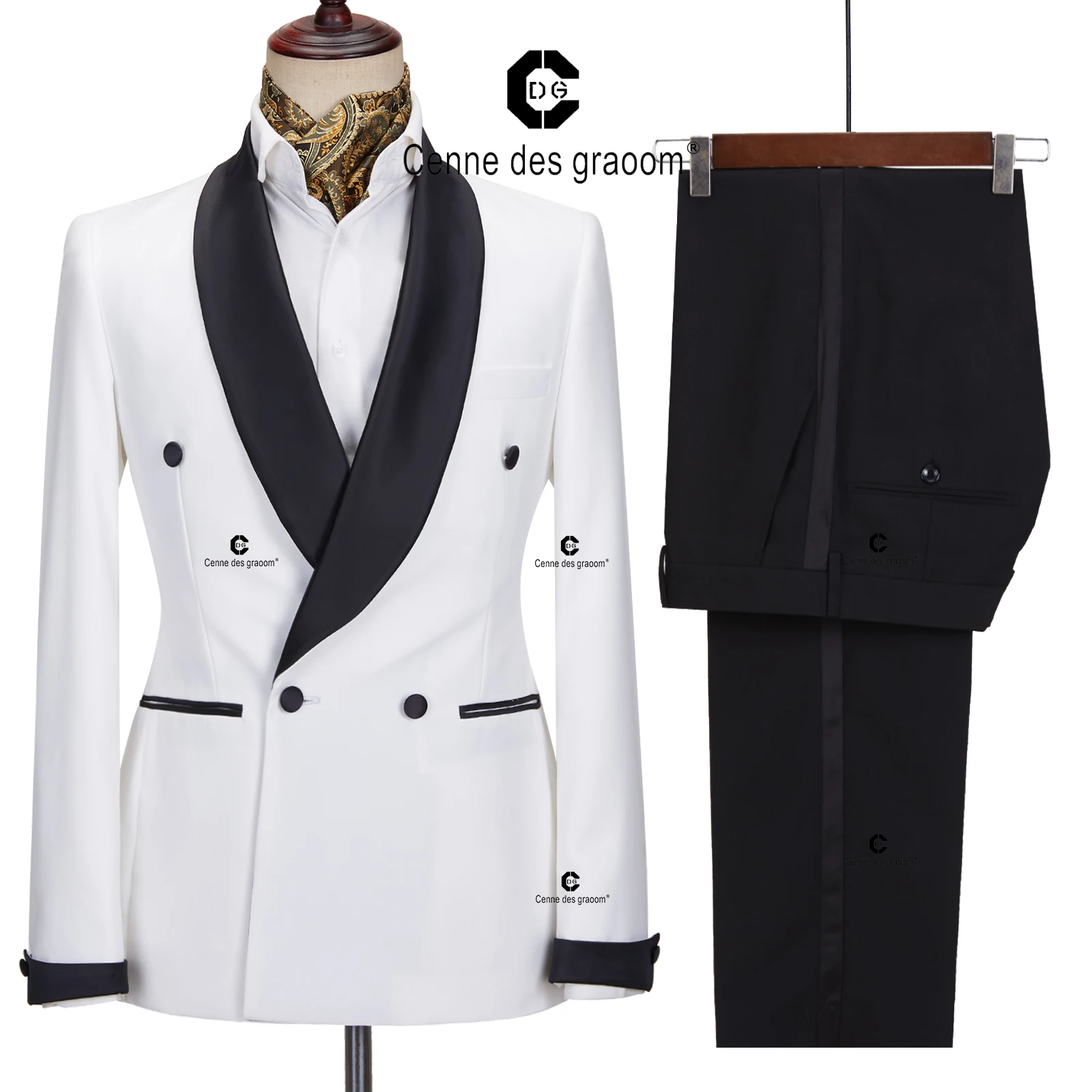 Bosdan Gulden New Men Suit Tuxedo 2 Pieces Double Breasted Shawl Lapel Wedding Party Singer Costume Groom On Stage White
Bosdan Gulden New Men Suit Tuxedo 2 Pieces Double Breasted Shawl Lapel Wedding Party Singer Costume Groom On Stage White