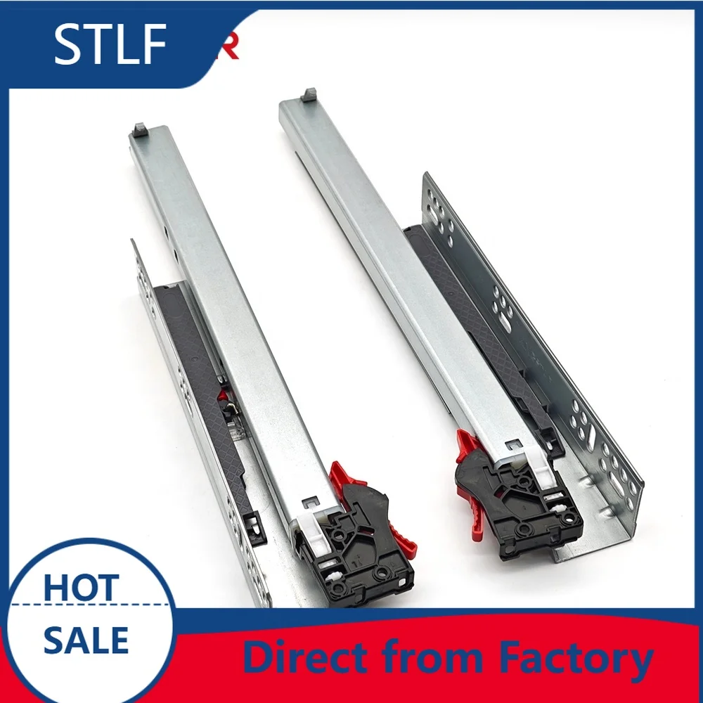 STLF Full Extension 3D Concealed Steel Soft-Close Undermount Drawer Runners Modern Design for Kitchen Hardware
STLF Full Extension 3D Concealed Steel Soft-Close Undermount Drawer Runners Modern Design for Kitchen Hardware