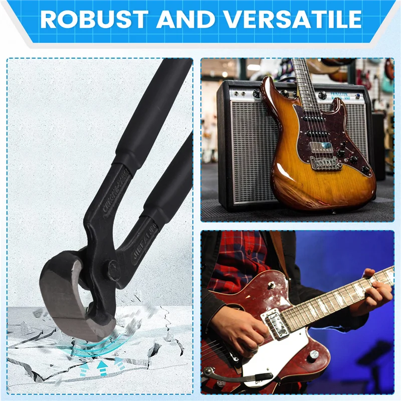 -A90P Essential Luthier Tools: Professional Fret Wire Nippers And String Puller Plier For Guitar And Bass
-A90P Essential Luthier Tools: Professional Fret Wire Nippers And String Puller Plier For Guitar And Bass