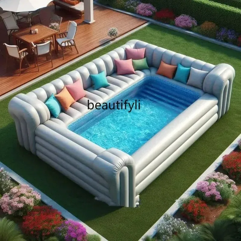 D2520 Large Inflatable Sofa Pool Inflatable Swimming Pool for Outdoor and Indoor Relaxation Water Resistant Durable Design
D2520 Large Inflatable Sofa Pool Inflatable Swimming Pool for Outdoor and Indoor Relaxation Water Resistant Durable Design