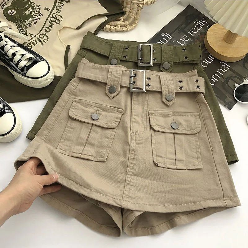 New Women's Korean Wear A Belt High-Waisted Design Denim Culottes Summer Female With A-line Jeans Wrapped Hip Skirts
New Women's Korean Wear A Belt High-Waisted Design Denim Culottes Summer Female With A-line Jeans Wrapped Hip Skirts