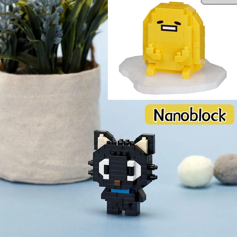Kawaii Nanoblock Sanrio Gudetama Chococat Original Building Blocks Lazy Cat Figure Micro Brick Toy Display Model for Fans Gift
Kawaii Nanoblock Sanrio Gudetama Chococat Original Building Blocks Lazy Cat Figure Micro Brick Toy Display Model for Fans Gift