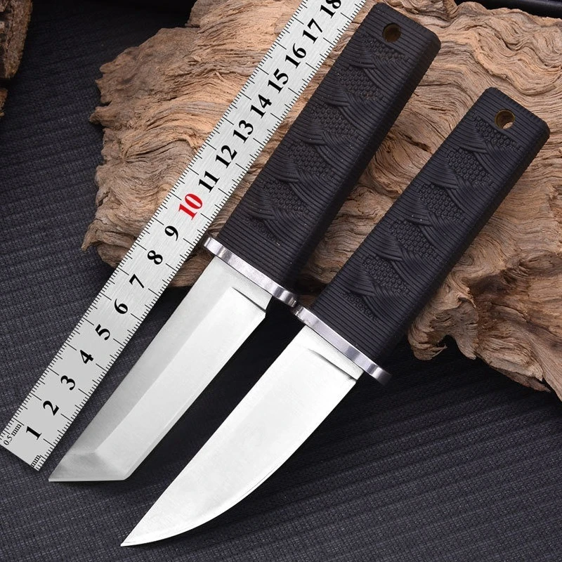 2 Styles Small Full Tang Knife Outdoor Camping Hiking Fixed Knives 440C Blade ABS Plastic Handle Durable Portable Tools
2 Styles Small Full Tang Knife Outdoor Camping Hiking Fixed Knives 440C Blade ABS Plastic Handle Durable Portable Tools