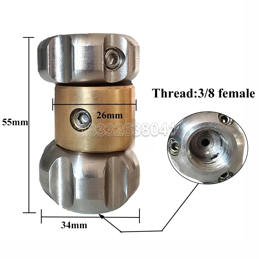 High-pressure Cleaning Nozzle Stainless Steel V-Hammer Rotopuls Vibration Nozzles 3/8" 1/4" Jetter Sewer Dredging Nozzle Driver
High-pressure Cleaning Nozzle Stainless Steel V-Hammer Rotopuls Vibration Nozzles 3/8" 1/4" Jetter Sewer Dredging Nozzle Driver