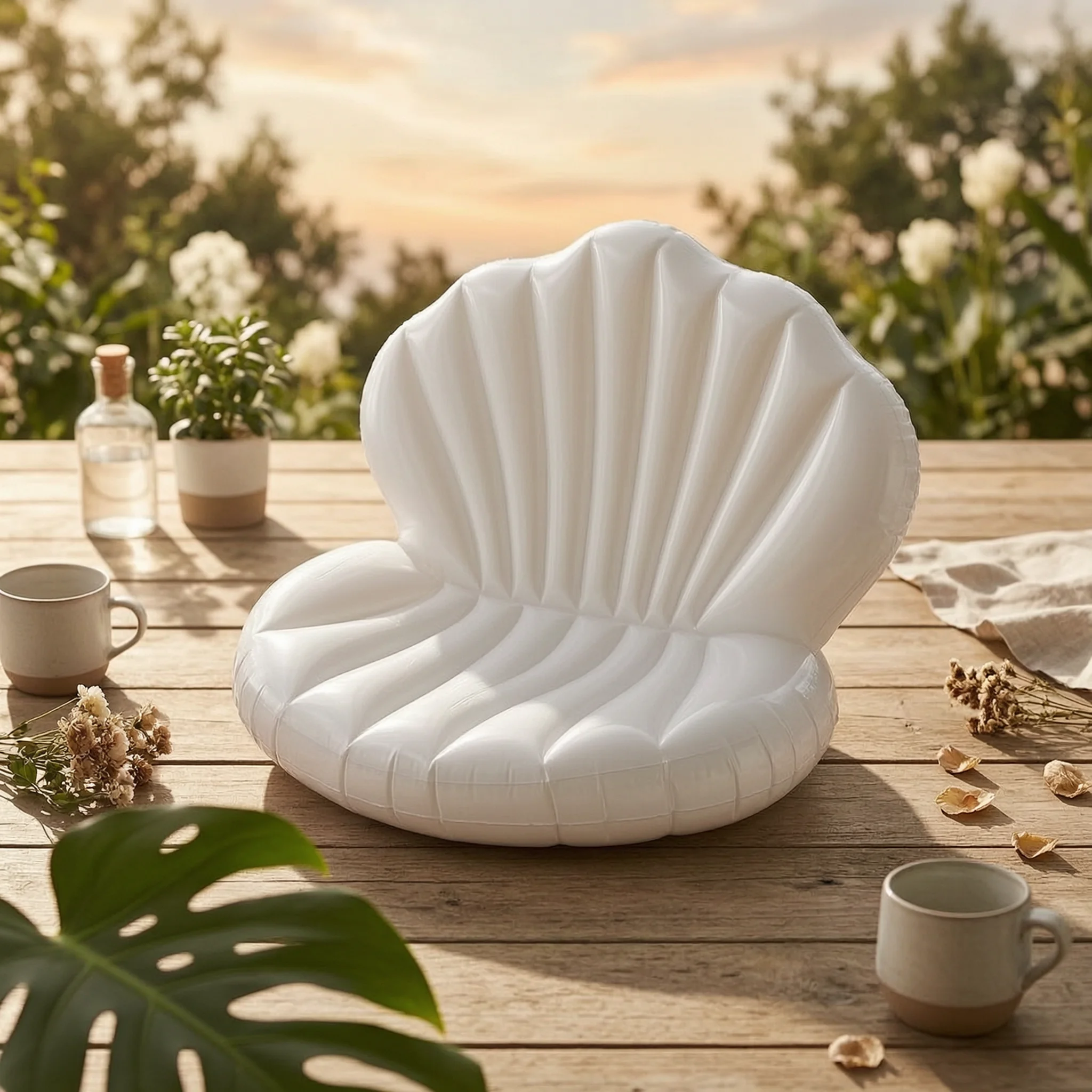 Shell Lounge Lounger Ribbed Shell Lounger Inflatable Drifter Easy Inflate and Deflate Water Recreation Carry Handles
Shell Lounge Lounger Ribbed Shell Lounger Inflatable Drifter Easy Inflate and Deflate Water Recreation Carry Handles