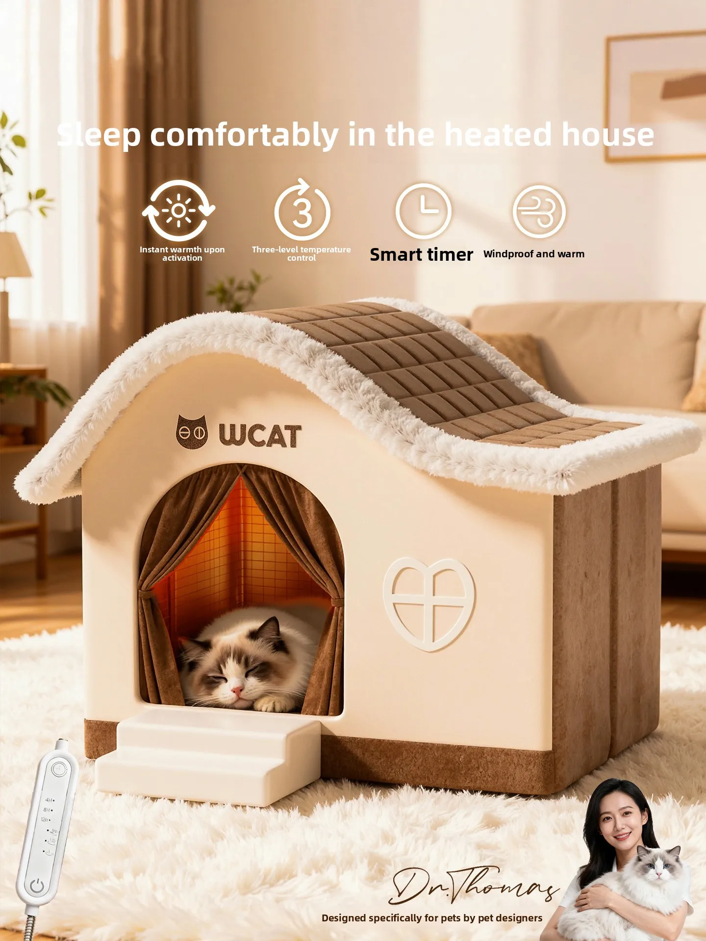 Thiened Enclosed Heated Dog Bed Winter Warm S Bag Smart Winter Proofing Tool for s And Dogs Outdoor Use
Thiened Enclosed Heated Dog Bed Winter Warm S Bag Smart Winter Proofing Tool for s And Dogs Outdoor Use